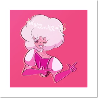 Pink Diamond Posters and Art